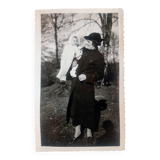 Photographie ancienne originale, mère et bébé,Ternes,1938