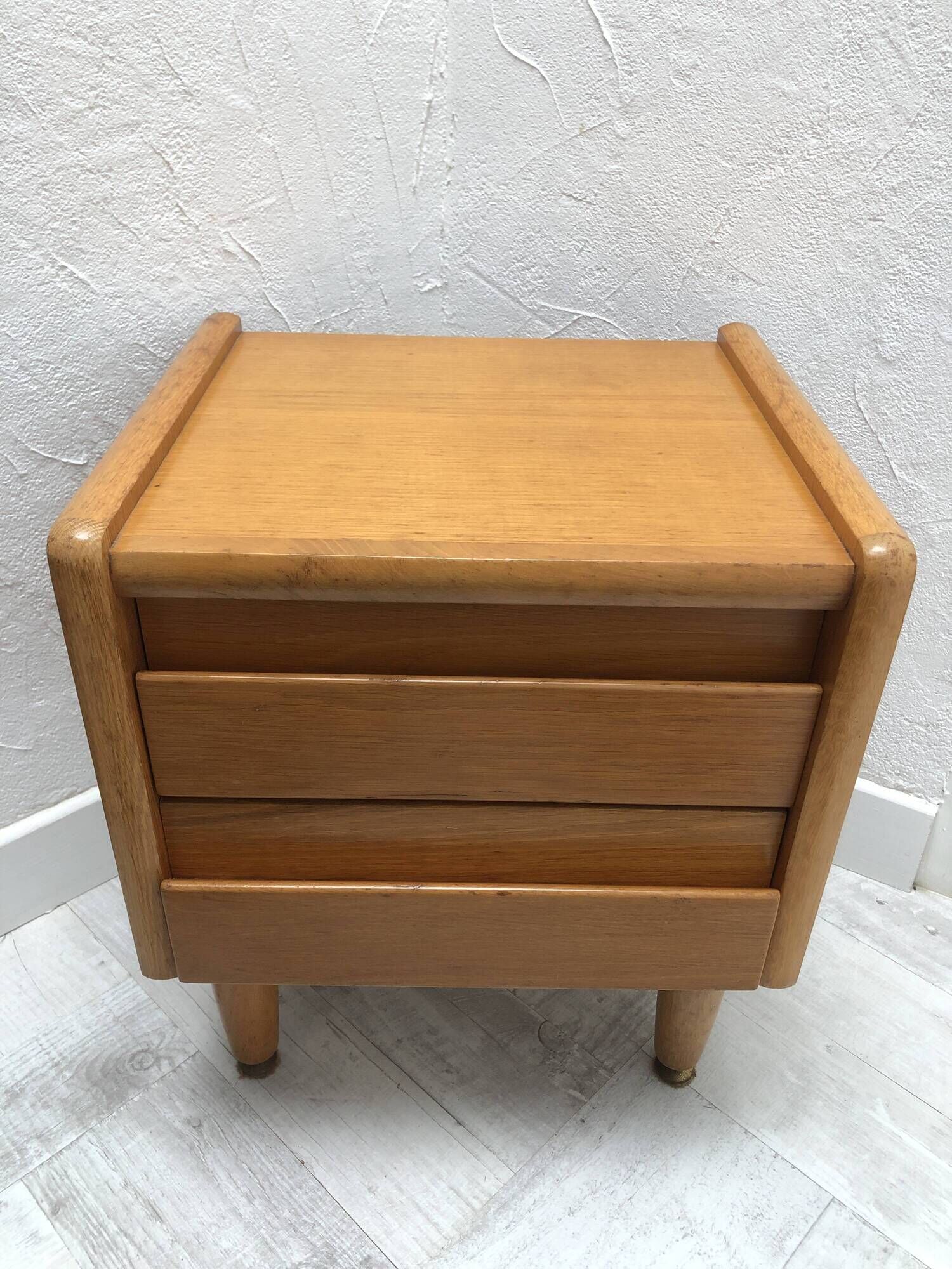 Bedside table / wooden sofa end, 1970s/1980s