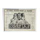 Framed Colgate advertising poster