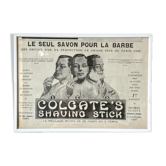 Affiche publicitaire Colgate encadrée