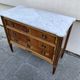 Louis XVI style solid wood chest of drawers, 3 drawers, second half of the twentieth century