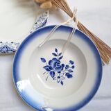 Shallow dish Badonviller and Creil and Montereau blue