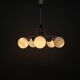1970s glass chandelier, Czechoslovakia