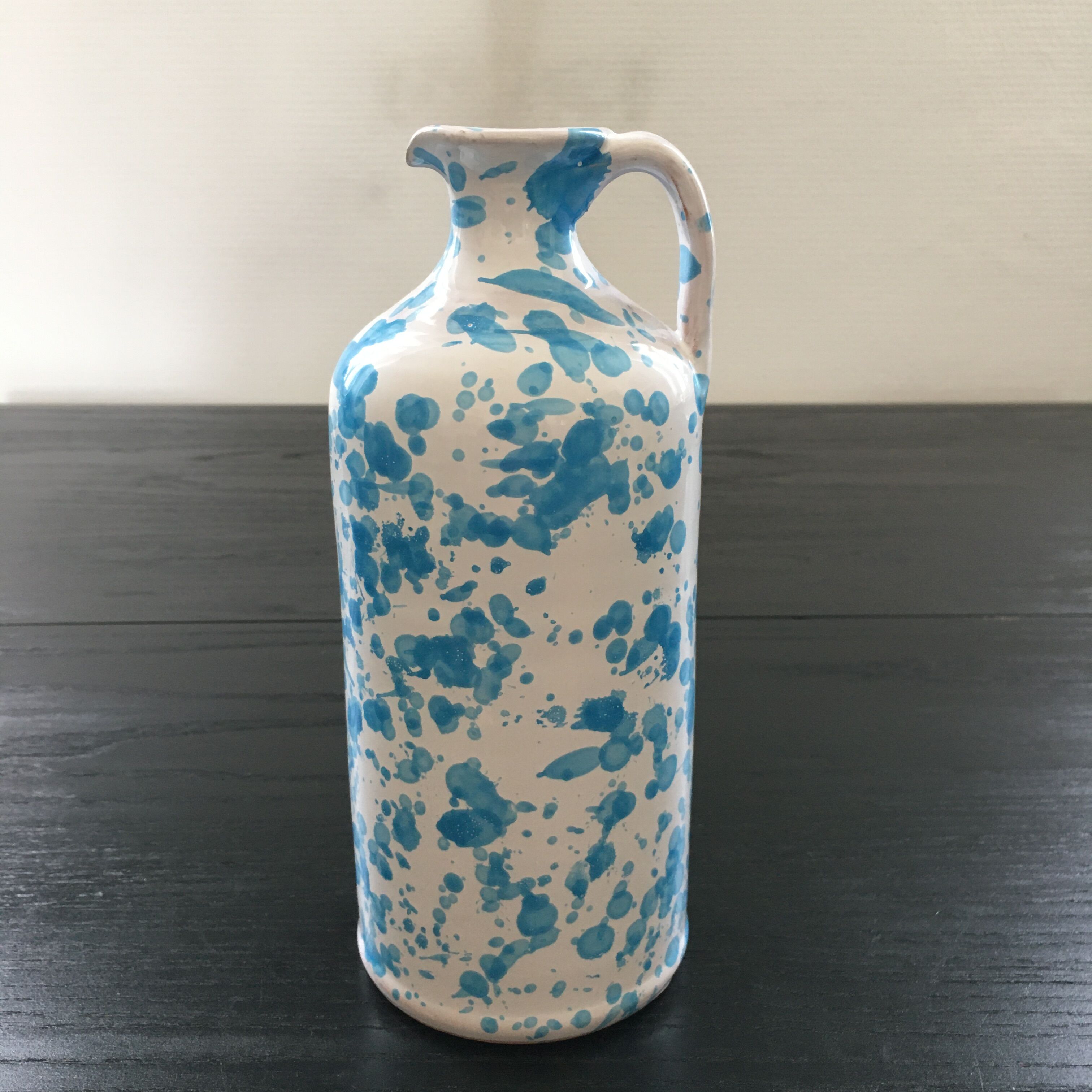 Turquoise spotted bottle