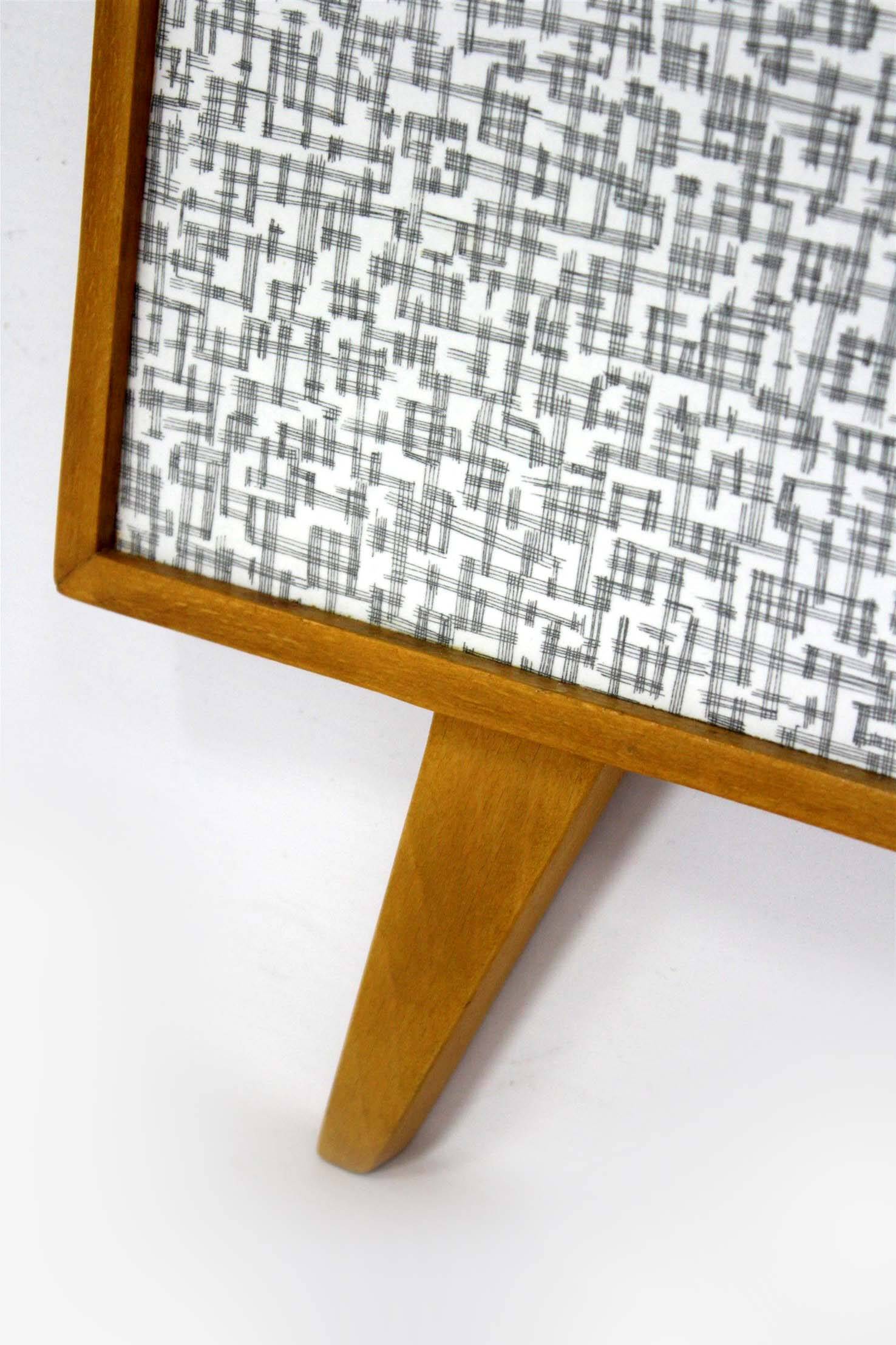 Vintage Geometric Coat Rack from Drevokov Blatna, 1972