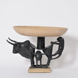 Etruscan style table center, 1970s.