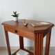 Art Deco side table from the 1940s in solid oak.