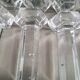 10 hexagonal glass knife holders