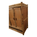 Rattan bamboo cabinet