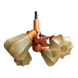 Rare 4 light cocoon pendant