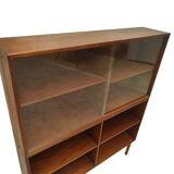 Mid century highboard display cabinet