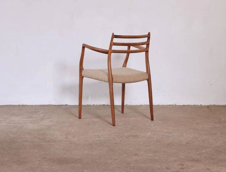 Armchair model 62 designed by Niels O. Møller in 1962, Denmark