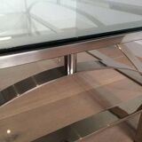 Chrome coffee table