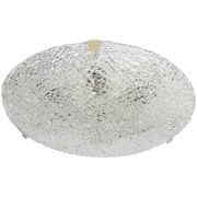Large ice glass ceiling light by Kalmar, Austria, 1960s.
