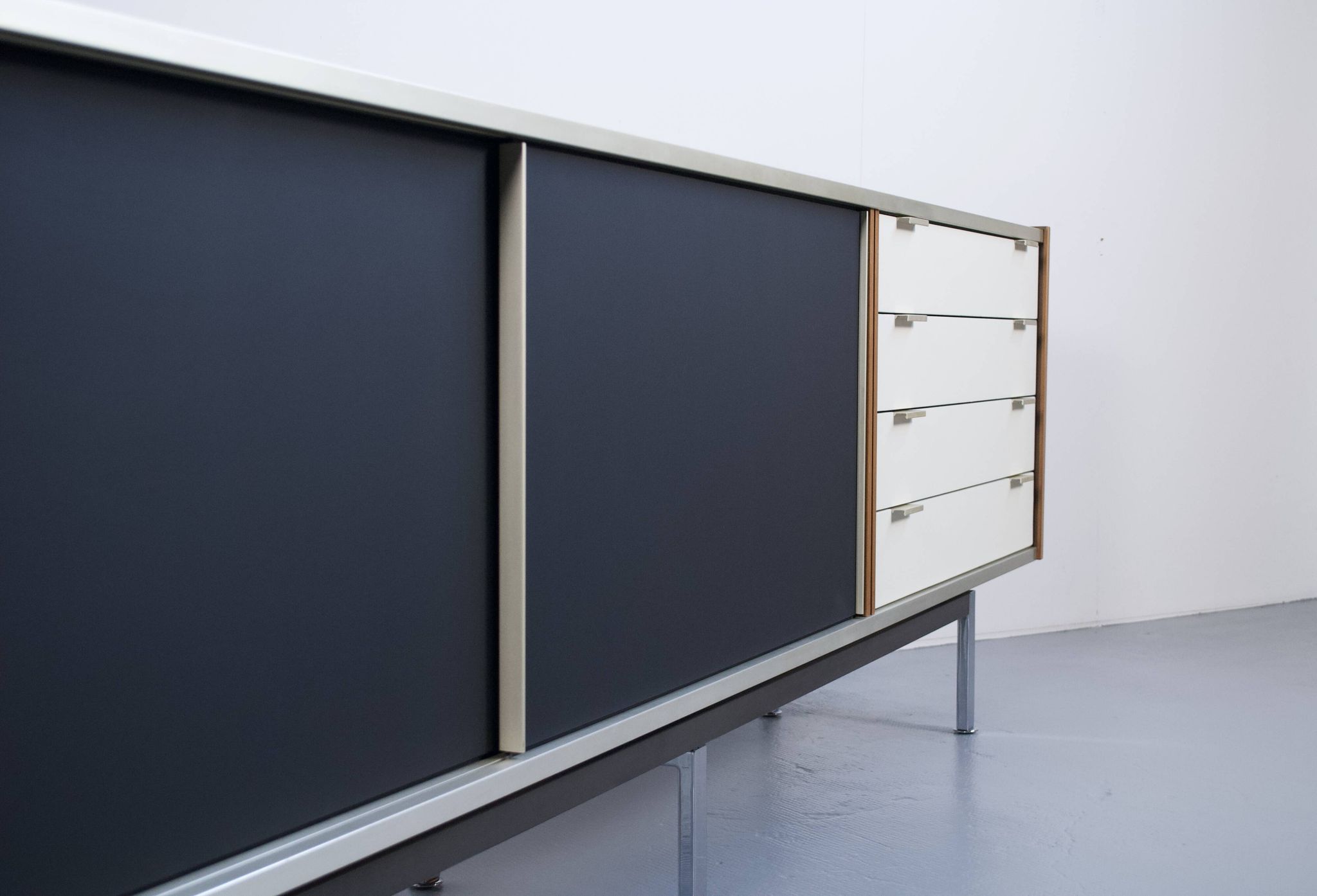 Enfilade en teck Georges Frydman édition EFA, 1963