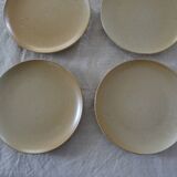6 flat plates Grès Village CNP France