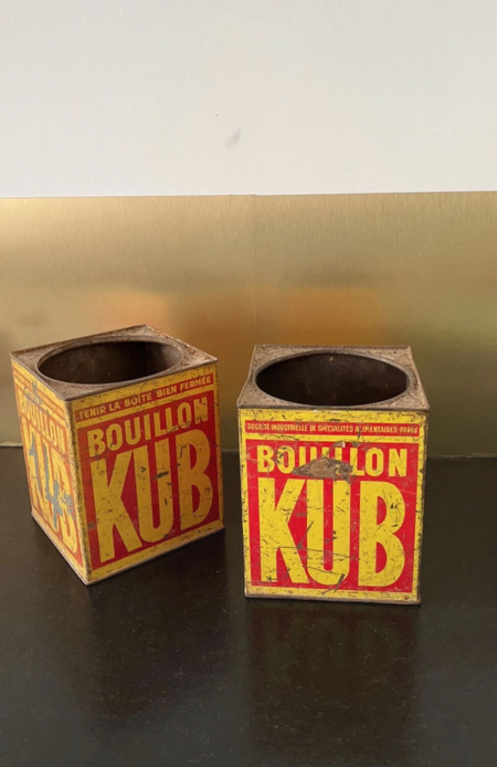 2 KUB metal boxes