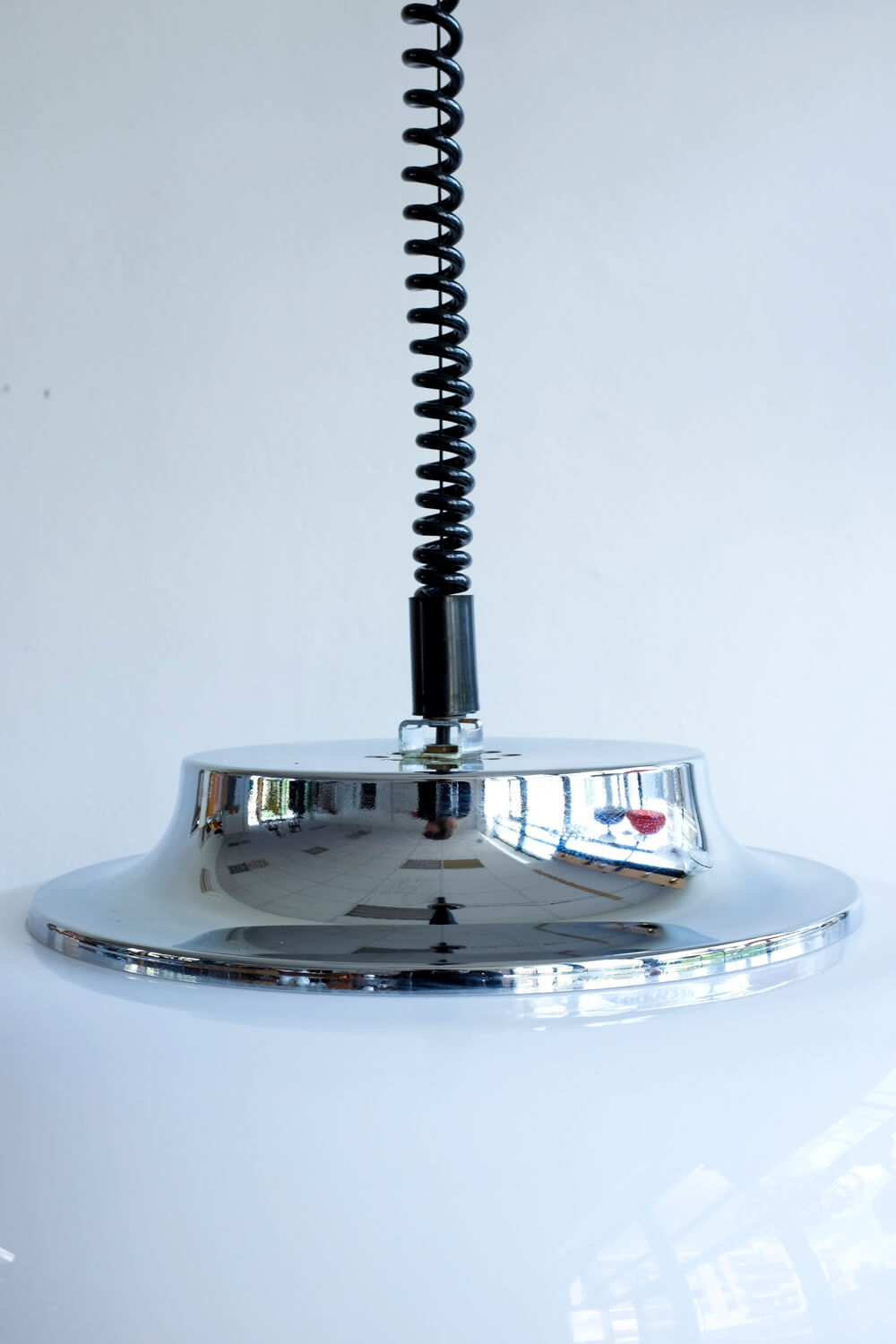 Space Age Guzzini hanging lamp by Meblo, 1970