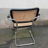 Marcel Breuer black armrest chair