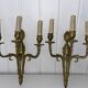 Paires d'appliques bronze Louis XVI