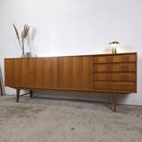 Vintage 60s - 70s teak sideboard German, TV cabinet