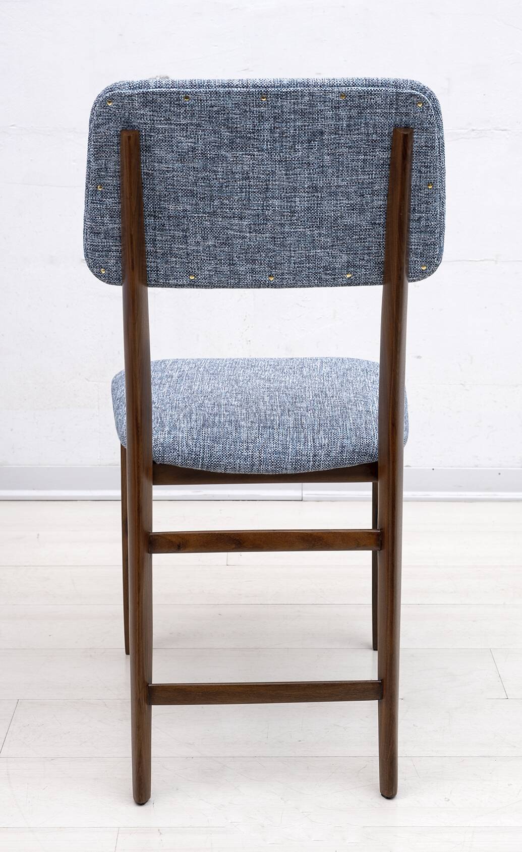 Six of Edmondo Palutari for Dassi Mid-Century Italian Teak Dining Chairs,50