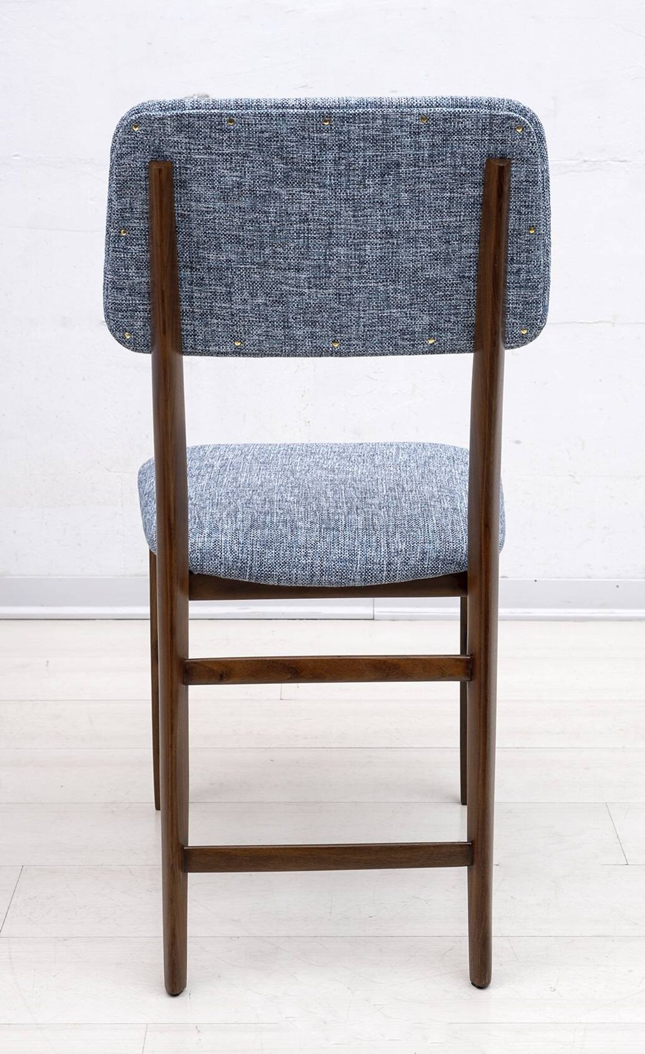 Six of Edmondo Palutari for Dassi Mid-Century Italian Teak Dining Chairs,50