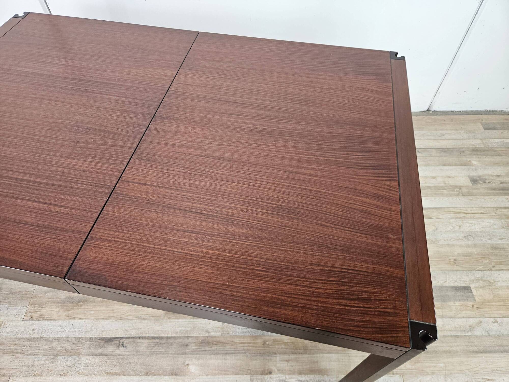 4D extendable dining table by Angelo Mangiarotti for Molteni, 1970