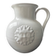 Vase, white ceramic sun jug