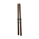 Pair of vintage wooden skis