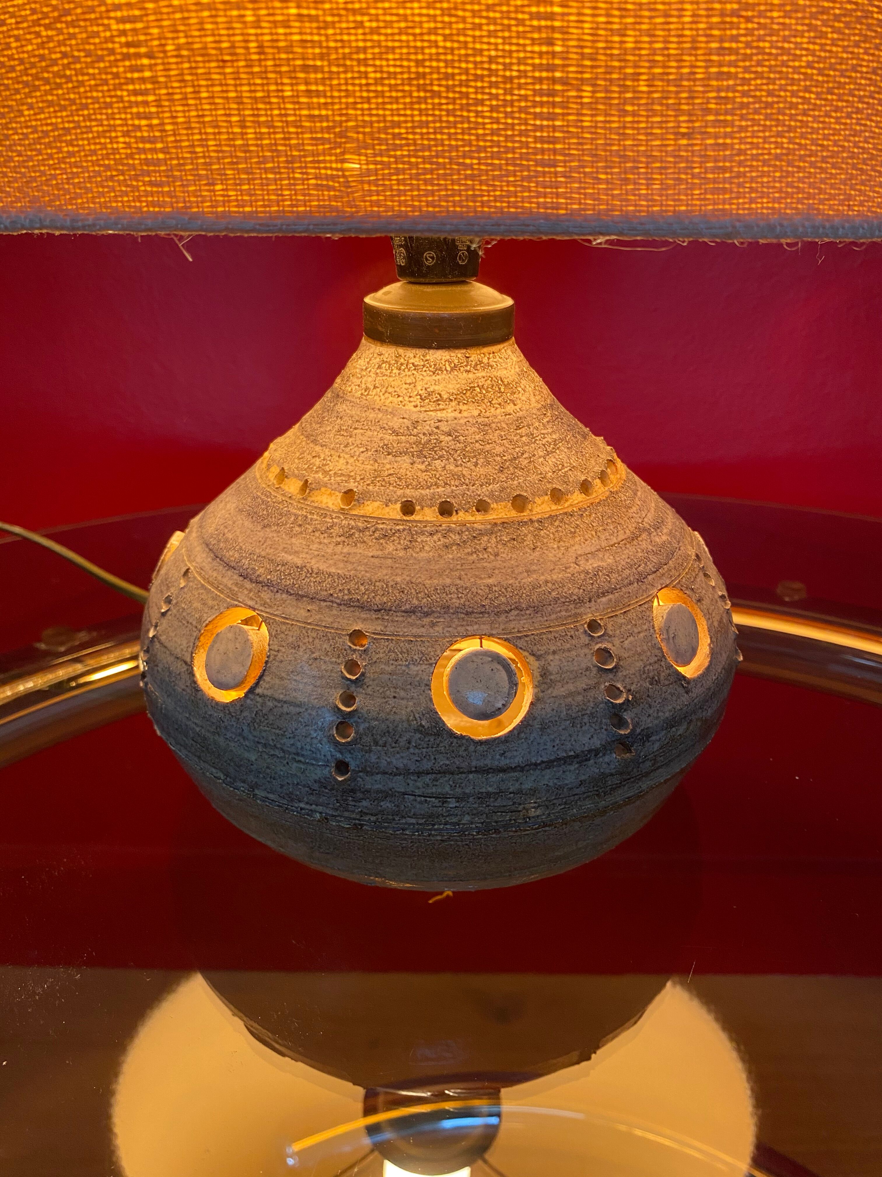 Lamp by Belgian ceramicist Georges Pelletier, 1960s