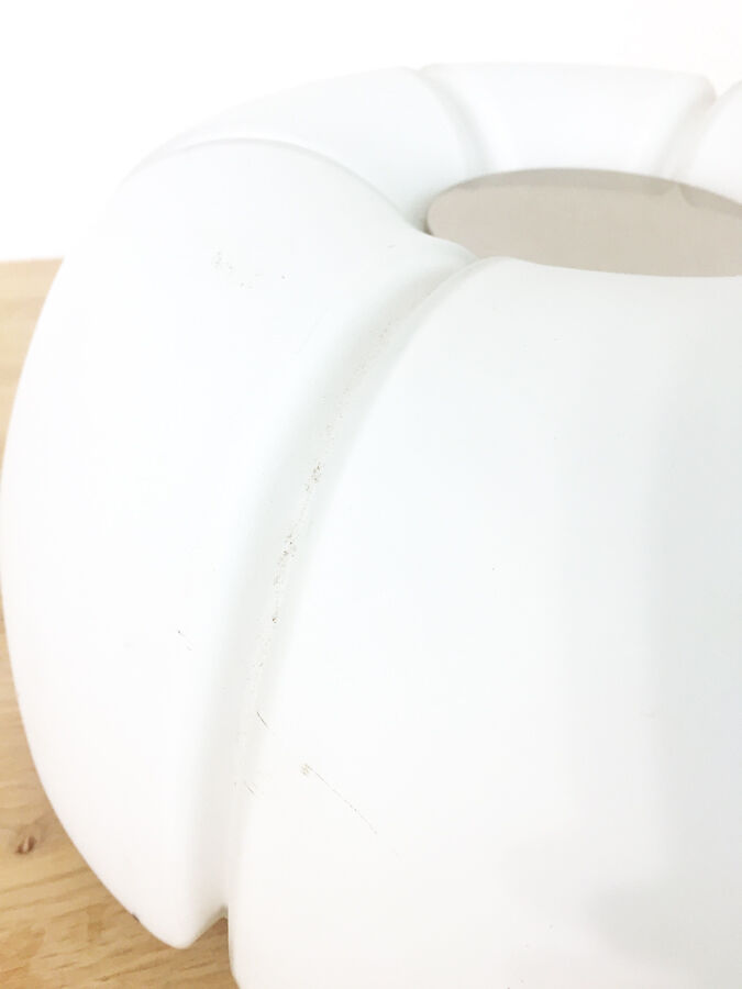 Vintage flower plafonnier, Glashet Limburg, 1970