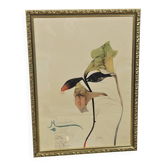 Lithograph Melancholy 109cm x 81cm, aut. B. Bruni, Edition Volker Huber