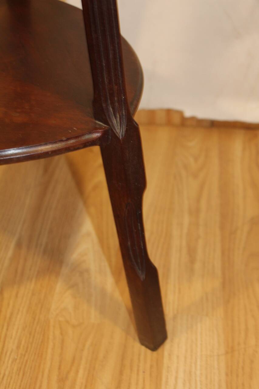 Art Nouveau Side Table in Mahogany Attributed to Majorelle