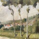 Petit tableau impressionniste paysage