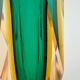 Faceted Sommerso vase from Murano in green