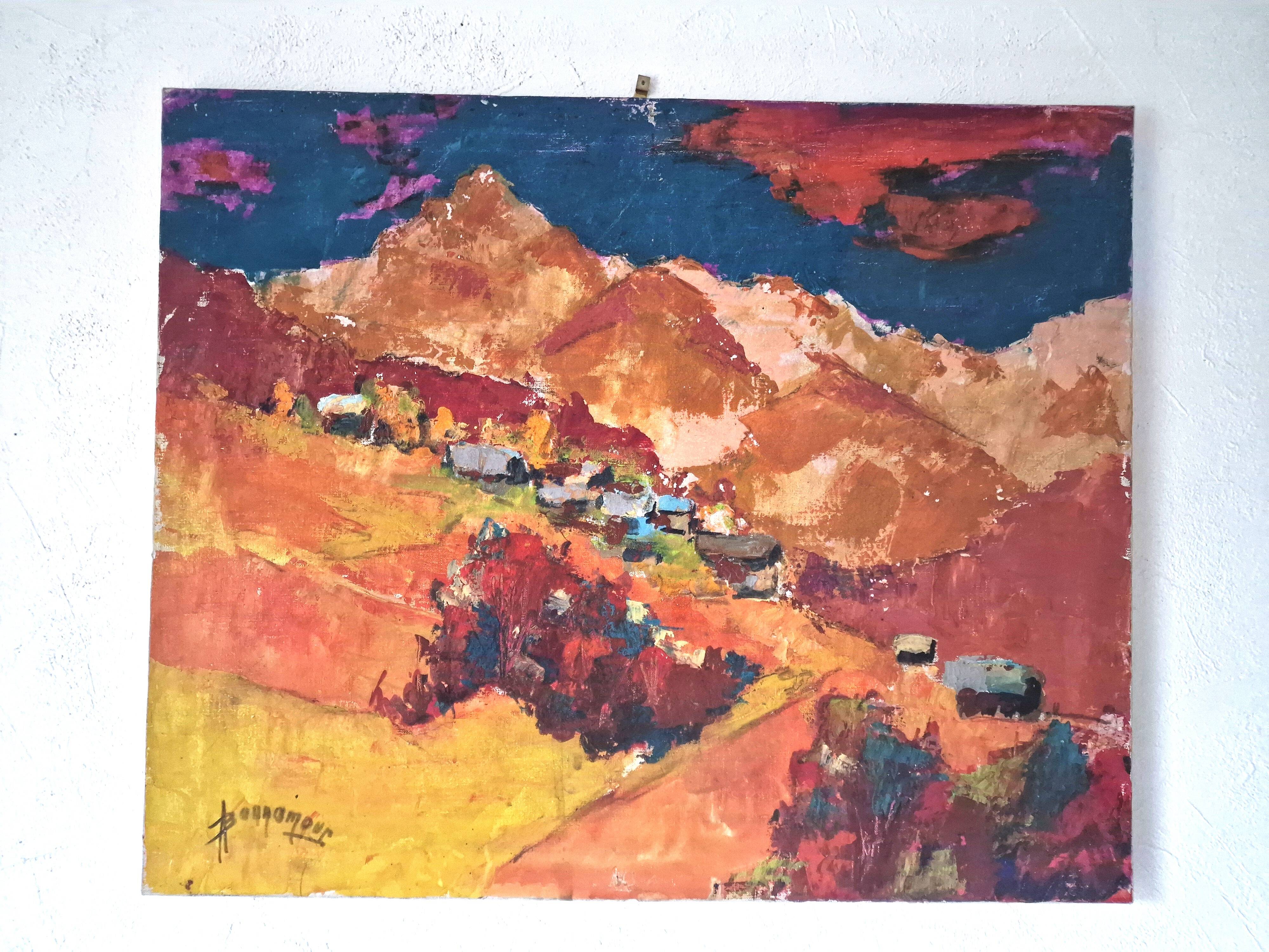 Landscape by André Bonnamour. Lyon School