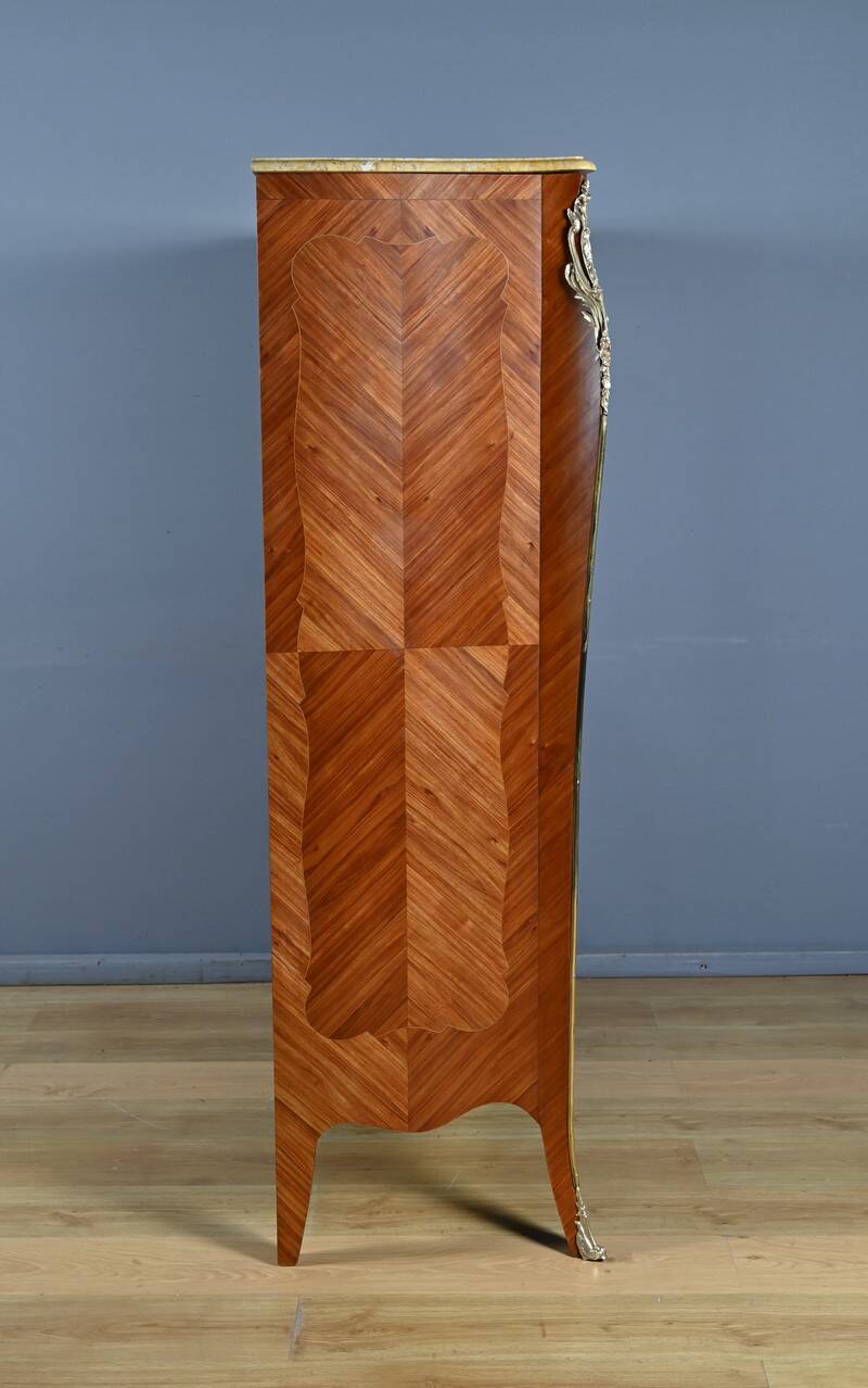 Small Display Library in Rosewood Marquetry, Louis XV style