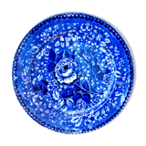 Assiette ancienne bleu profond Villeroy &,Boch