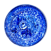 Assiette ancienne bleu profond Villeroy &,Boch