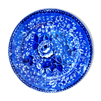 Old deep blue plate Villeroy &,Boch