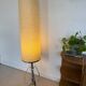 Vintage chrome lamp / floor lamp with its metal-edged shade