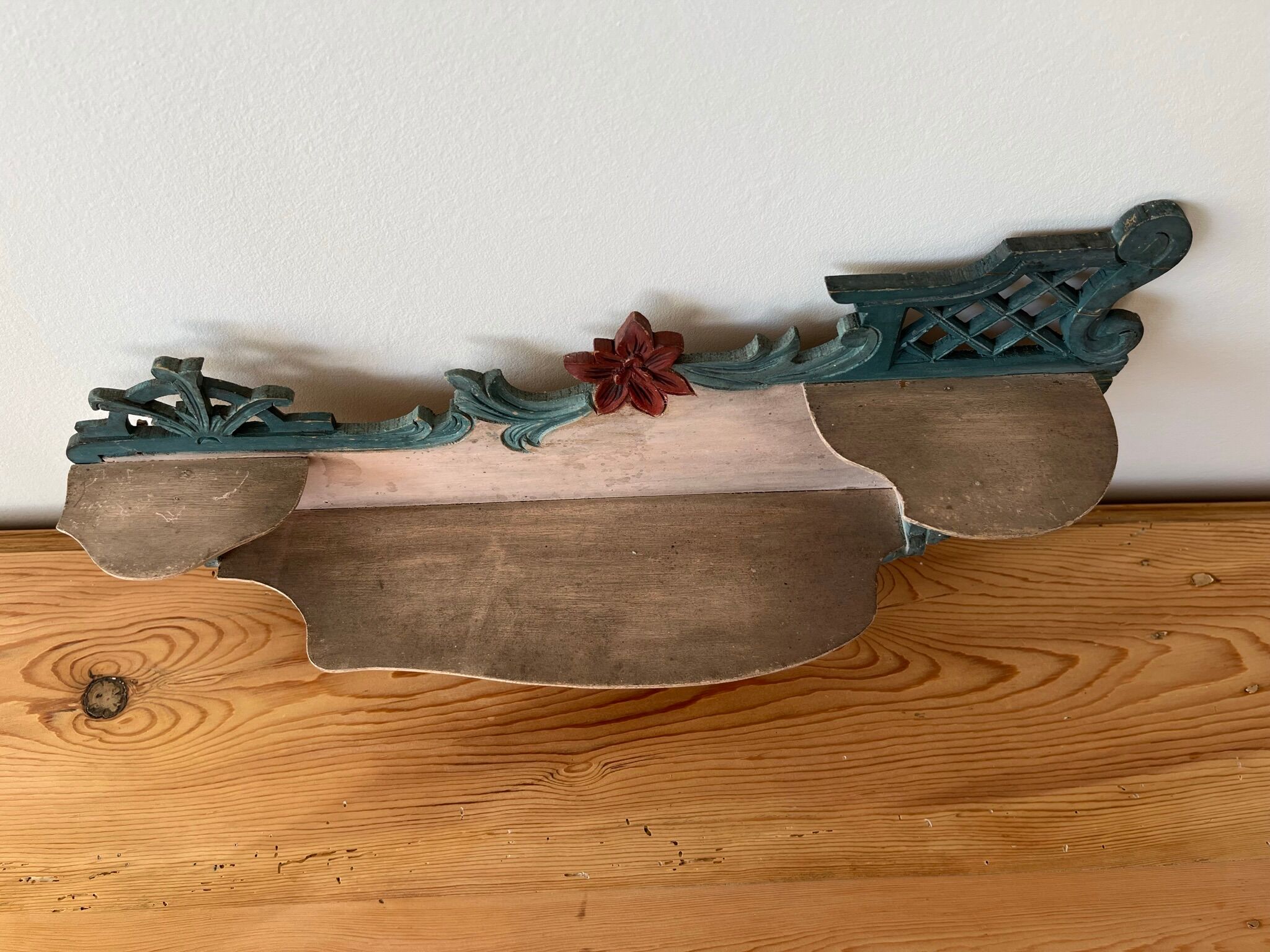 Old wall shelf