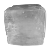 Plexiglass side table or pouffe