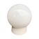 Industrial wall lamp, white, glass, foton, poland, 1960s.