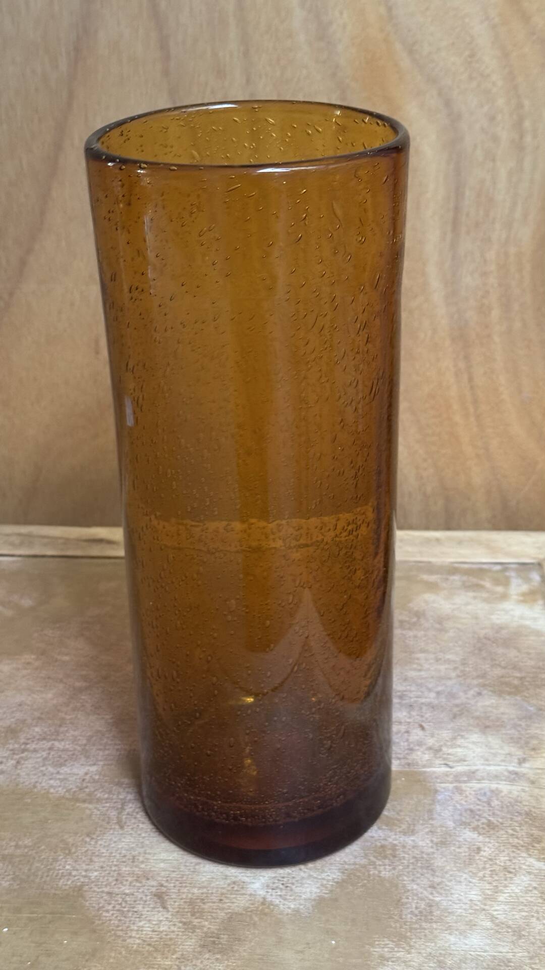 Vase tube années 70
