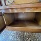Vintage oak modular wall unit – 3 pieces with display cabinet