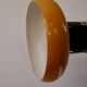 Articulated orange Aluminor desk lamp industrial design 70s