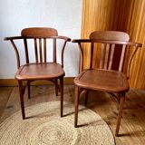 Vintage Stella chair pair – wood, 1950s