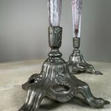 2 vases cornet Art Nouveau